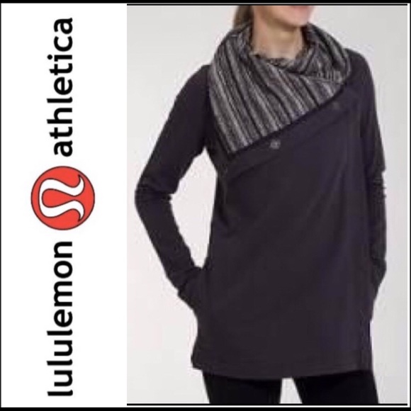 lululemon athletica Tops - Lululemon Savasana Charcoal Wrap